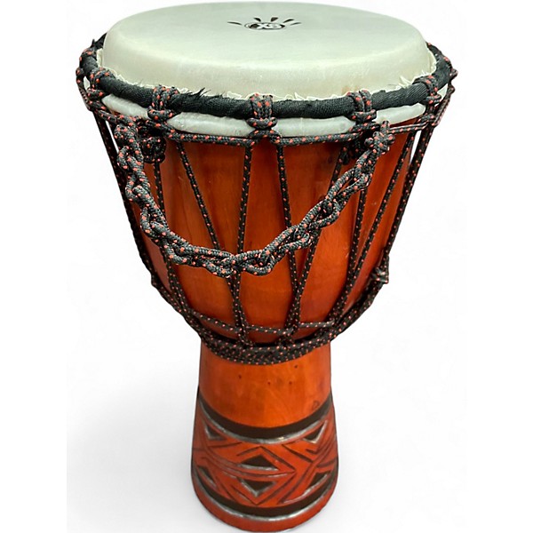 Used X8 Drums Celtic Labyrinth Djembe
