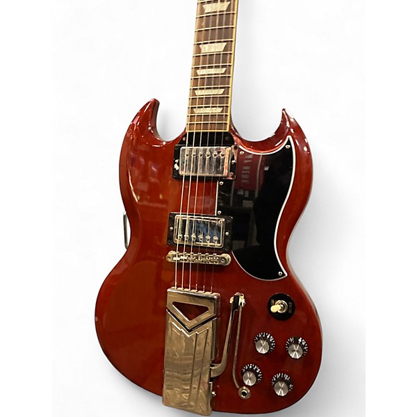 Used Gibson SG STANDARD 61 WITH SIDEWAYS VIBROLA Faded Cherry Solid Body Electric Guitar