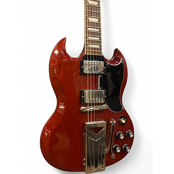 Used Gibson SG STANDARD 61 WITH SIDEWAYS VIBROLA Faded Cherry Solid Body Electric Guitar