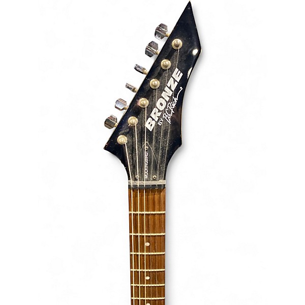 Used B.C. Rich Bronze Series Mockingbird Red Solid Body Electric Guitar