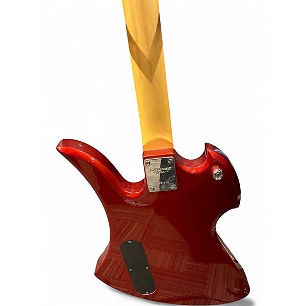 Used B.C. Rich Bronze Series Mockingbird Red Solid Body Electric Guitar