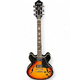 Used Firefly JSN 338 Tobacco Burst Hollow Body Electric Guitar