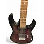Used Ibanez Gio GRX70QA Trans Violet Suburst Solid Body Electric Guitar