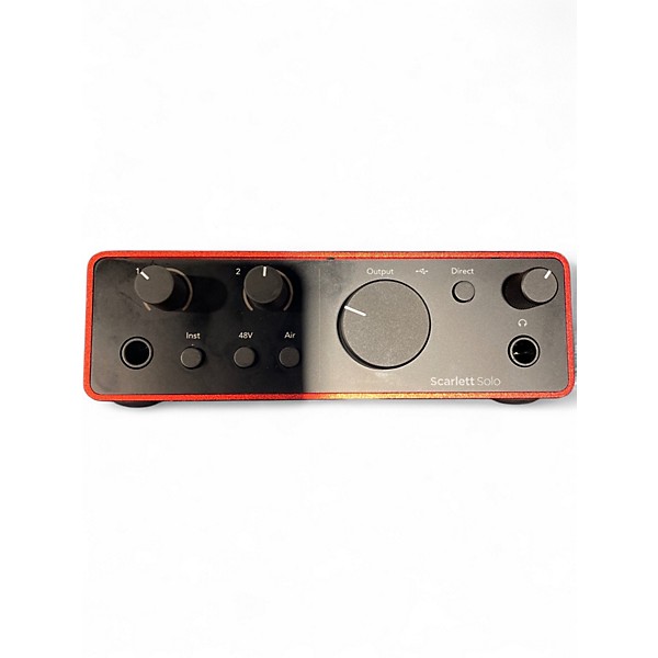 Used Focusrite Scarlett solo gen 4 Audio Interface