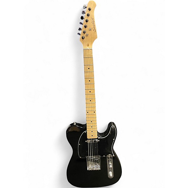 Used Sawtooth TELECASTER Black Solid Body Electric Guitar