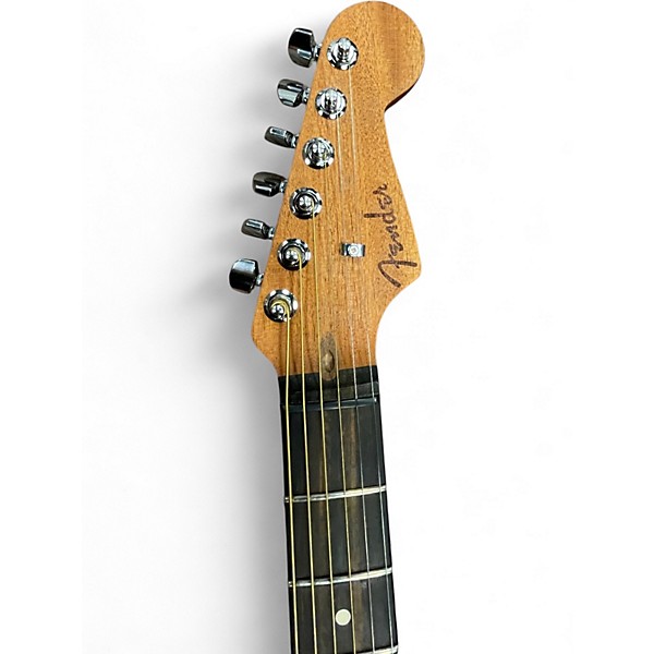 Used Fender American Acoustasonic Stratocaster Natural Acoustic Electric Guitar