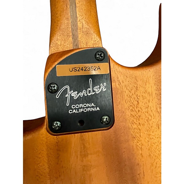 Used Fender American Acoustasonic Stratocaster Natural Acoustic Electric Guitar