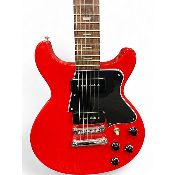 Used Gibson Les Paul Special Double Cut Candy Apple Red Solid Body Electric Guitar