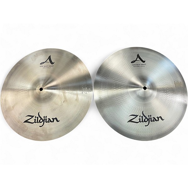 Used Zildjian 15in New Beat Hi Hat Pair Cymbal
