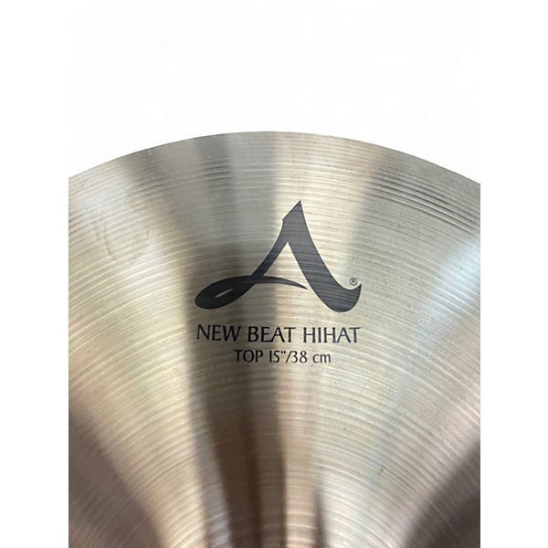 Used Zildjian 15in New Beat Hi Hat Pair Cymbal