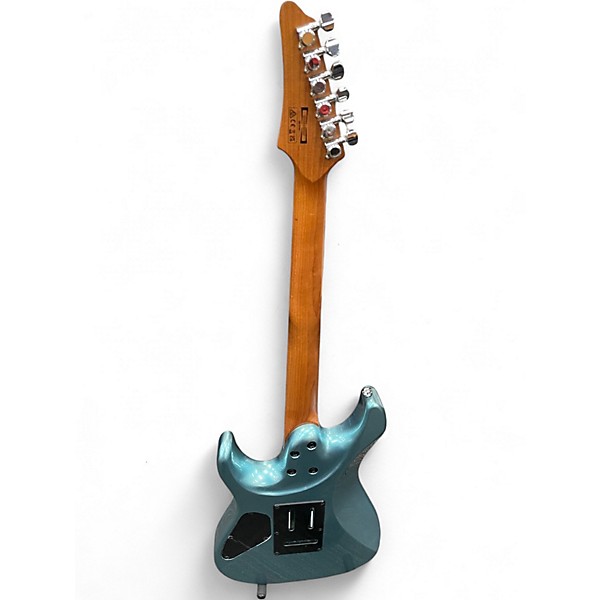 Used Ibanez Az24s2 Metallic Blue Solid Body Electric Guitar