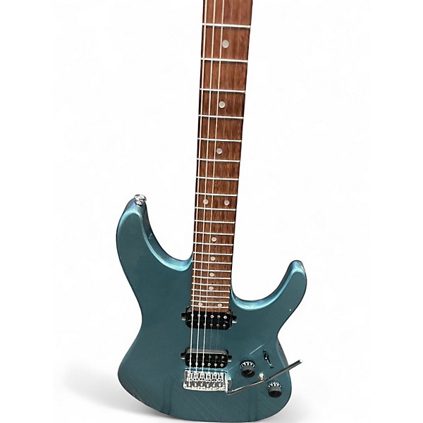 Used Ibanez Az24s2 Metallic Blue Solid Body Electric Guitar