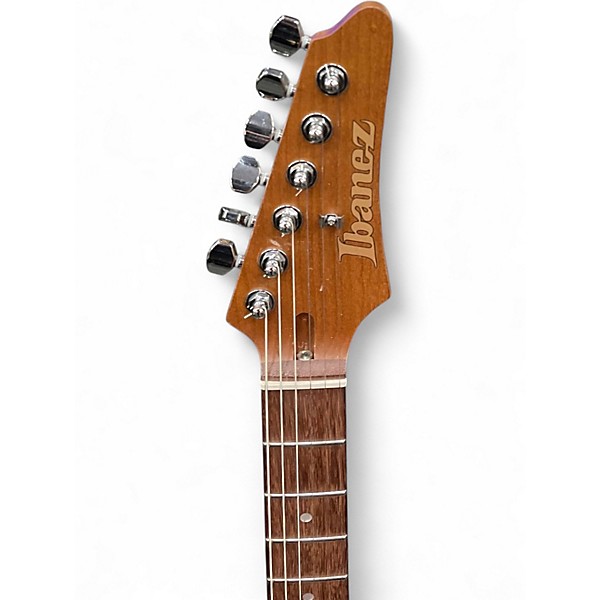 Used Ibanez Az24s2 Metallic Blue Solid Body Electric Guitar
