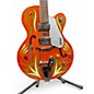 Used 2008 Gretsch Guitars 5120 Limited Edition Jimmy C. Pinstripes Orange Hollow Body Electric Guitar