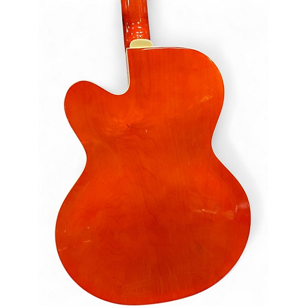 Used 2008 Gretsch Guitars 5120 Limited Edition Jimmy C. Pinstripes Orange Hollow Body Electric Guitar