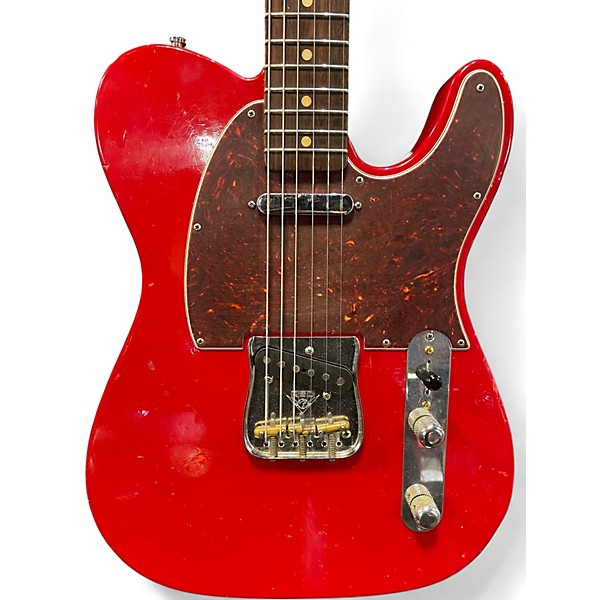 Used Fender Post Mod Telecaster Journeyman Candy Apple Red Solid Body Electric Guitar