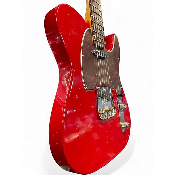 Used Fender Post Mod Telecaster Journeyman Candy Apple Red Solid Body Electric Guitar