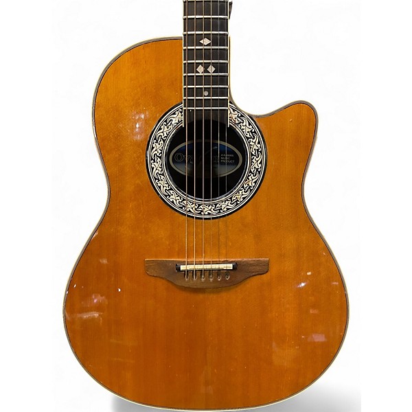Used Ovation 1867 Legend Natural Acoustic Electric Guitar