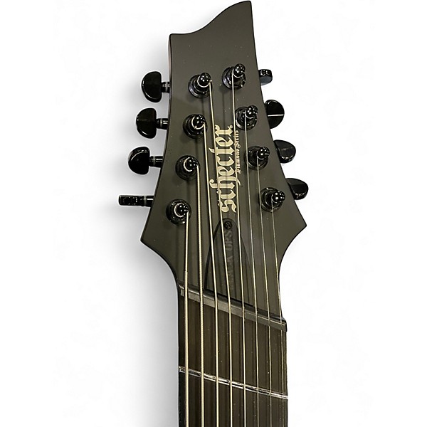 Used Schecter Guitar Research PT-8 Black Solid Body Electric Guitar