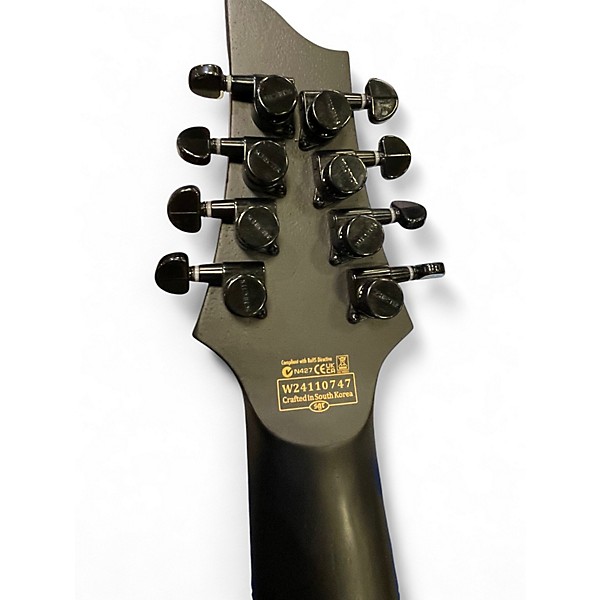 Used Schecter Guitar Research PT-8 Black Solid Body Electric Guitar