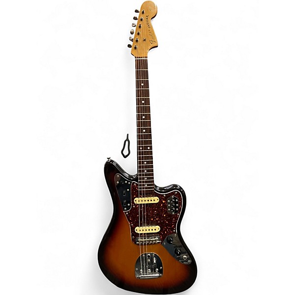 Vintage 1980s Fender JG-66 MIJ Jaguar Sunburst Solid Body Electric Guitar