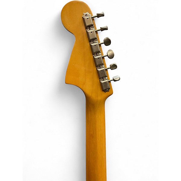 Vintage 1980s Fender JG-66 MIJ Jaguar Sunburst Solid Body Electric Guitar