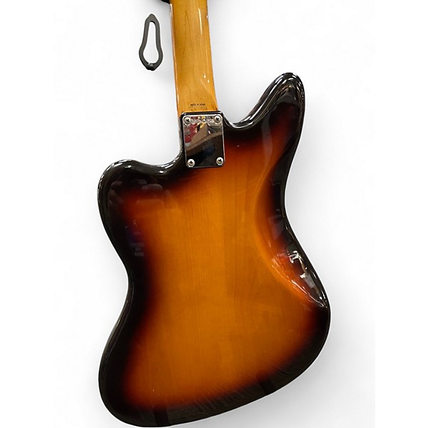 Vintage 1980s Fender JG-66 MIJ Jaguar Sunburst Solid Body Electric Guitar