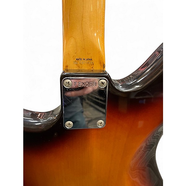 Vintage 1980s Fender JG-66 MIJ Jaguar Sunburst Solid Body Electric Guitar