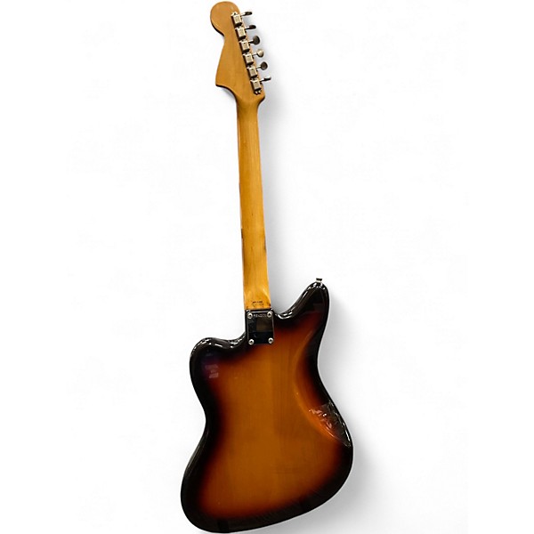 Vintage 1980s Fender JG-66 MIJ Jaguar Sunburst Solid Body Electric Guitar