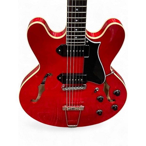 Used Heritage H530 Standard Cherry Hollow Body Electric Guitar