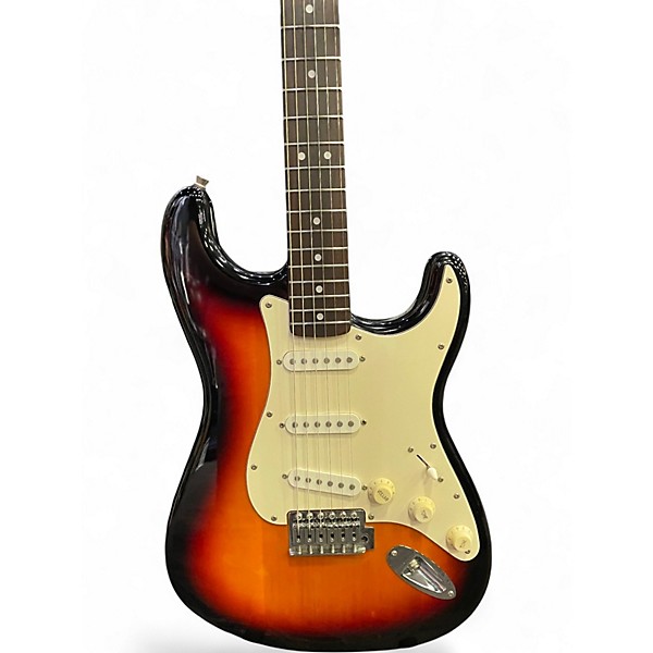 Used Squier Affinity Telecaster 2 Tone Sunburst Solid Body Electric Guitar