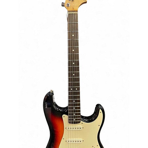 Used Squier Affinity Telecaster 2 Tone Sunburst Solid Body Electric Guitar