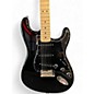 Used Fender American Standard Stratocaster Black Solid Body Electric Guitar