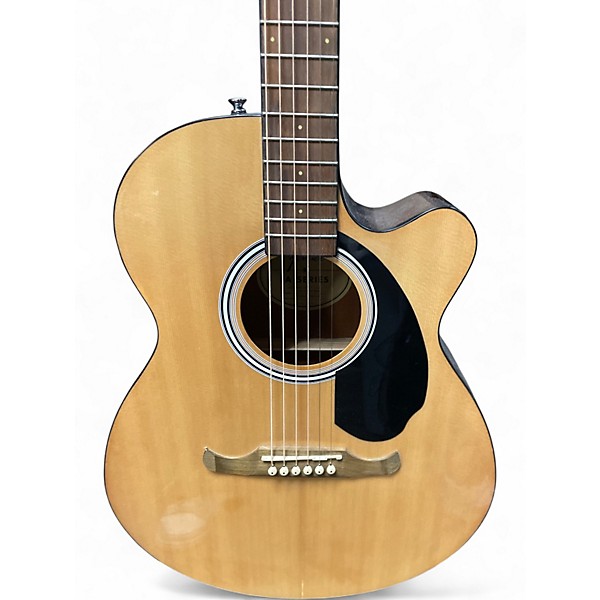 Used Fender FA135CE Concert Natural Acoustic Electric Guitar
