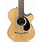 Used Fender FA135CE Concert Natural Acoustic Electric Guitar