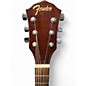Used Fender FA135CE Concert Natural Acoustic Electric Guitar