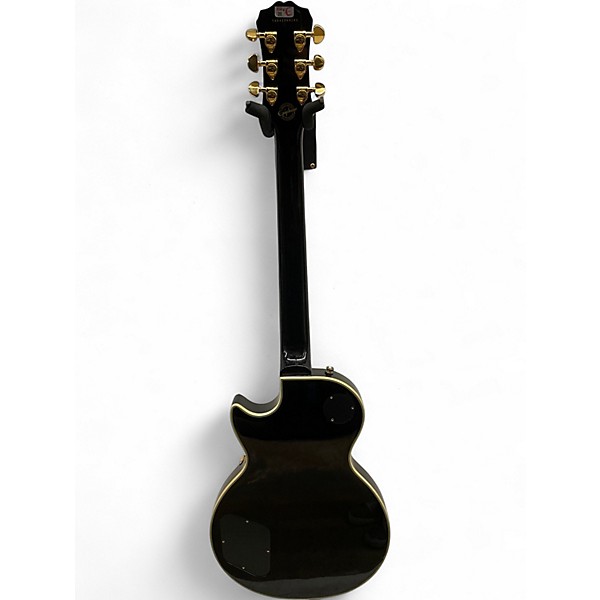 Used Epiphone Les Paul Custom Pro Tuxedo White and Black Solid Body Electric Guitar