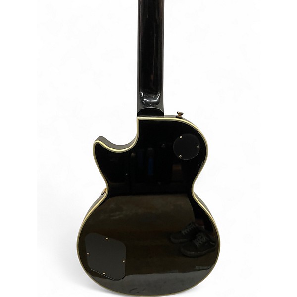 Used Epiphone Les Paul Custom Pro Tuxedo White and Black Solid Body Electric Guitar