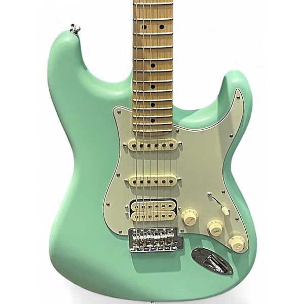 Used 2025 Fender American Performer Stratocaster HSS Mint Green Solid Body Electric Guitar