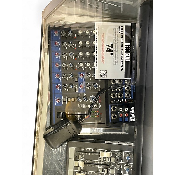 Used Gemini GEM-12 USB Unpowered Mixer