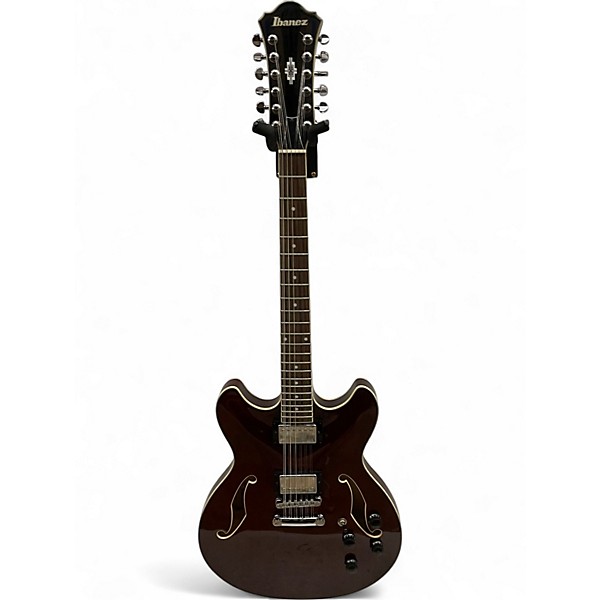 Used Ibanez AS7312 12 String Artcore Cherry Hollow Body Electric Guitar