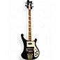Used 2025 Rickenbacker 4003 Black and White Electric Bass Guitar thumbnail