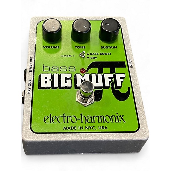 Used Electro-Harmonix XO Bass Big Muff Distortion Bass Effect Pedal