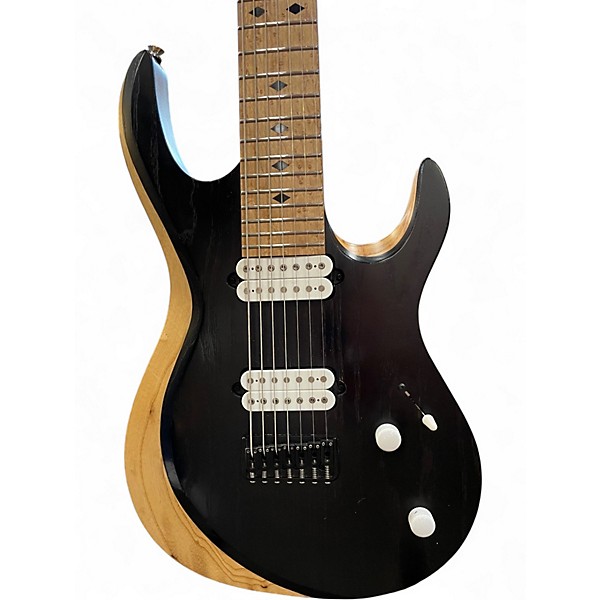 Used Kiesel ARIES 7 STRING BLACK NATURAL Solid Body Electric Guitar