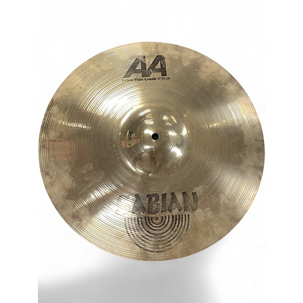 Used SABIAN 17in AA EXTRA THIN CRASH Cymbal