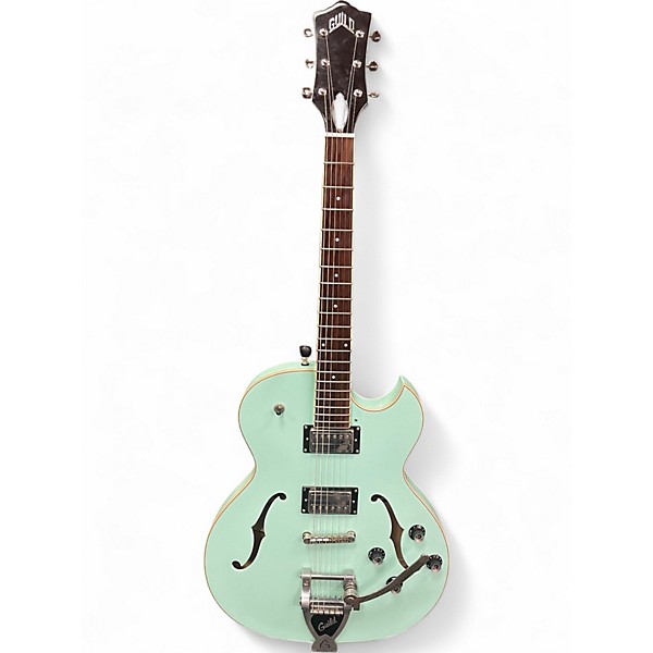 Used 2021 Guild Starfire Seafoam Green Hollow Body Electric Guitar
