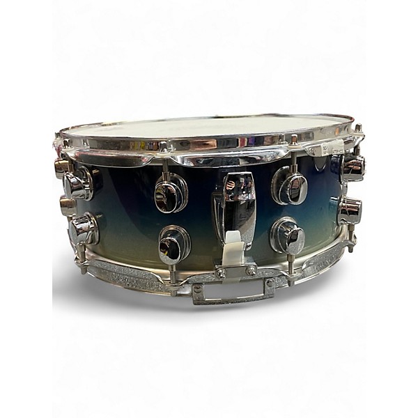 Used Mapex 14in Saturn PRO Snare BLUE FADE Drum