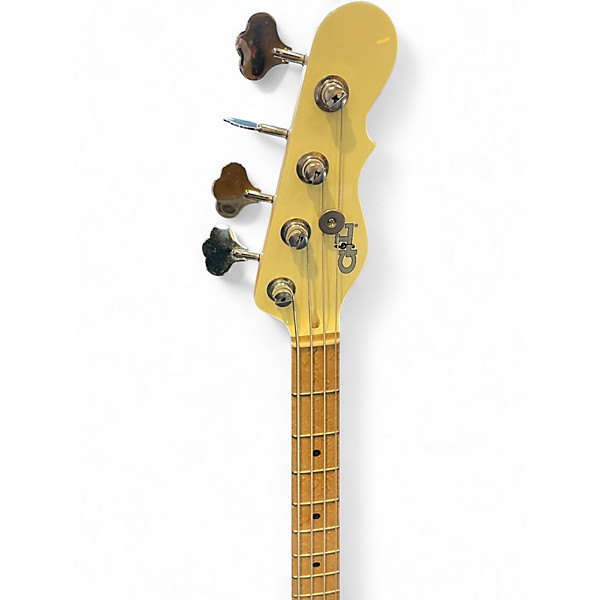 Used G&L ASAT Semi-Hollow Bass Vintage White Electric Bass Guitar
