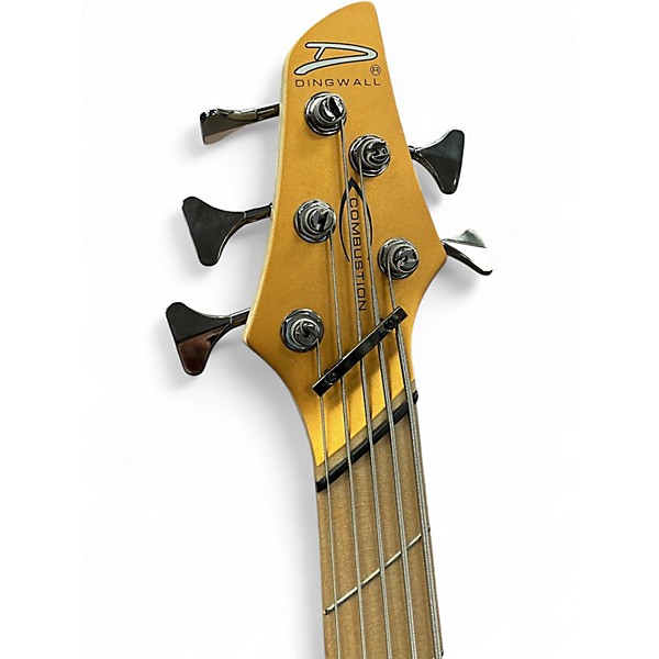 Used Dingwall NG3 5 String Left handed Matte Gold Electric Bass Guitar