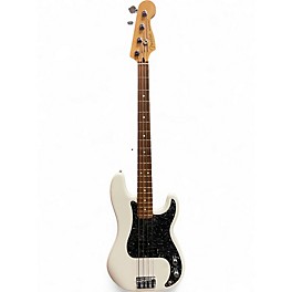 Used Fender Player II Precision Polar White Electric Bass Guitar